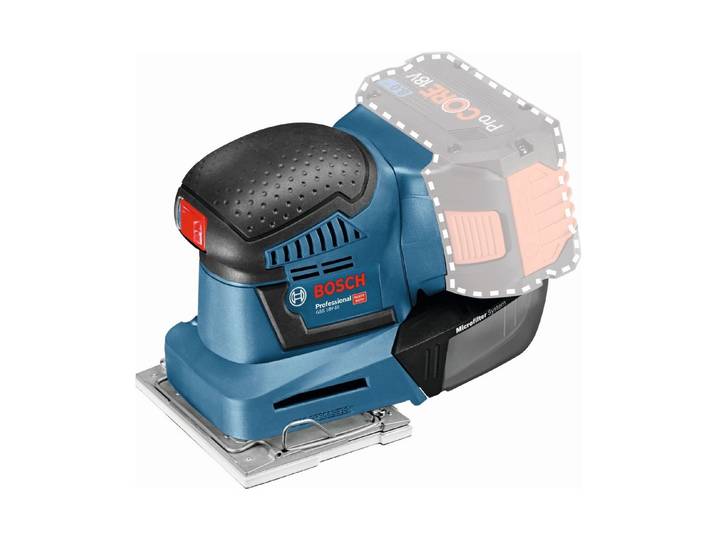 Bosch Professional Akku-Schwingschleifer GSS 18V-10 18 V Solo