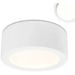 ISOLED LED Aufbauleuchte LUNA, IP20, indirektes Licht, nicht dimmbar, weiß, 8W 4000K 350lm 120°, weiß ISO-113131