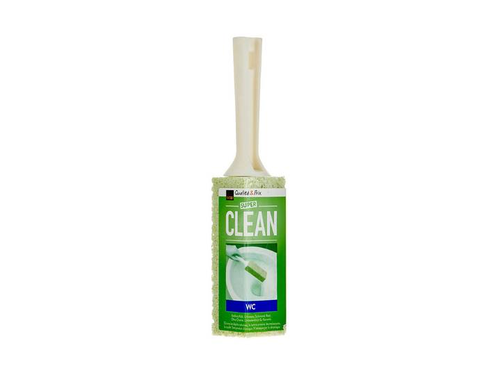 Super Clean Cleaning Block WC green mit Griff, 1 Stück