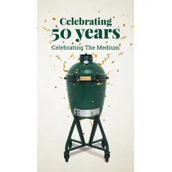 Big Green Egg Holzkohlegrill MEDIUM Sparset Jubiläumset
