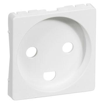 LK FUGA Afdaekning for stikkontakt 1 modul med jord, Hvid- I pose for DIY (AAK530D68111L)