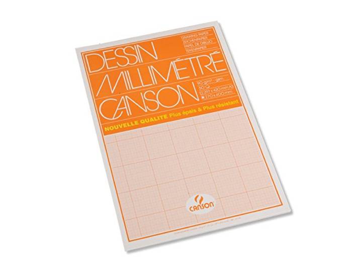 Canson 200067109 millimeterpapier, A3