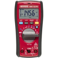 Benning, Multimeter, Hand Multimeter Digital MM 10 PV (CAT IV 600V, Hand-Multimeter)