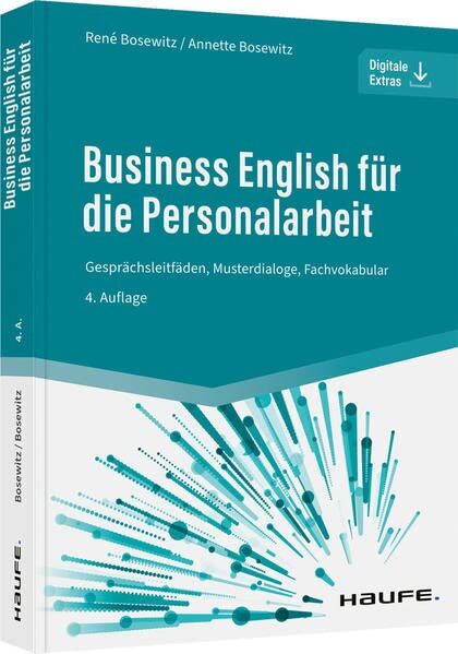 René Bosewitz - Business English für die Personalarbeit: Gesprächsleitfäden, Musterdialoge, Fachvokabular (Haufe Fachbuch) - Preis vom 09.10.2026 07:28:09 h