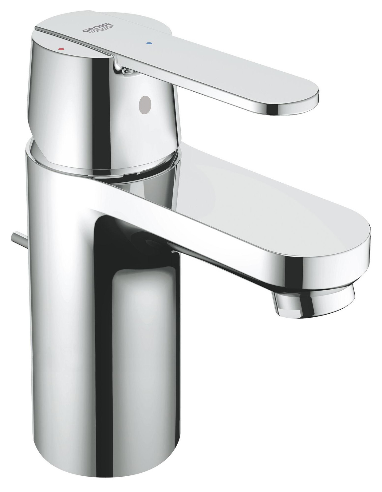 GROHE GET mengkraan voor wastafel met hendel, chroom, maat S, waterbesparend