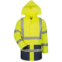 Warnschutz-Parka 2-in-1 "SEBASTIAN" gelb/marine - L - gelb