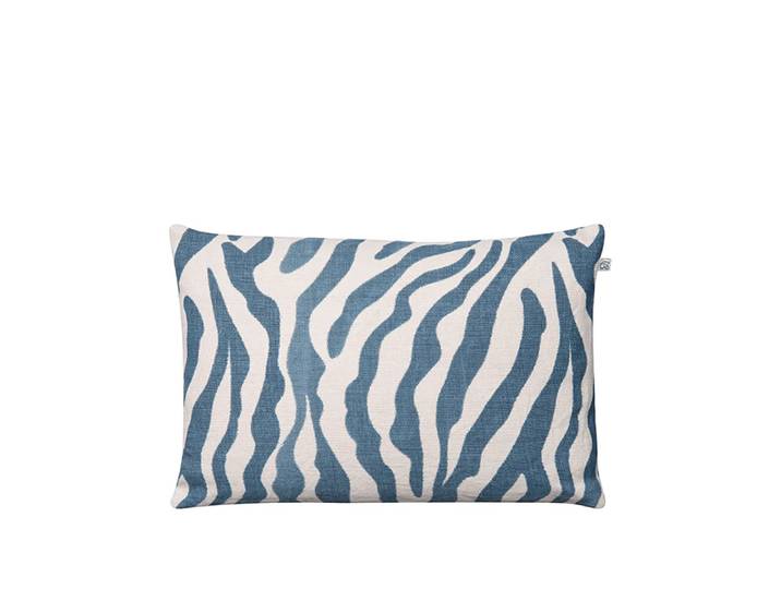 Chhatwal & Jonsson Coussin Zebra, 40x60 heaven blue, 60x40 cm