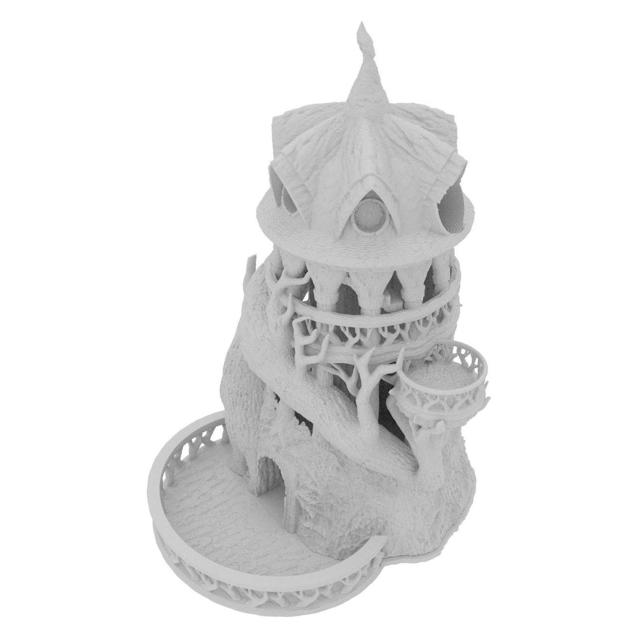 Feldherr Fates End Würfelturm Druid grau - 3D gedrucktes Tabletop Zubehör (Kunststoff) (424911)