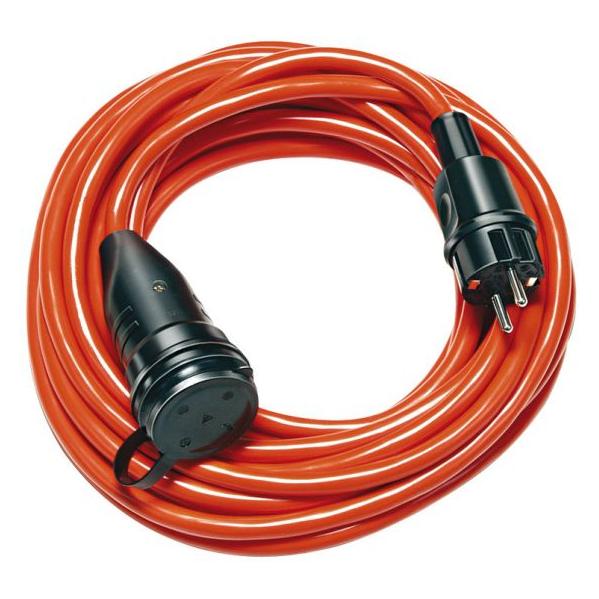 Brennenstuhl BREMAXX Verlängerungskabel IP44 20m orange AT-N07V3V3-F 3G1.5 (20 m, CEE 7/3) (1161640)