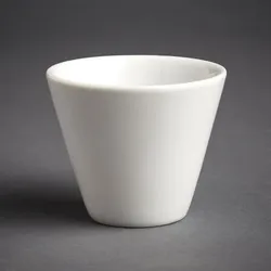 Olympia Whiteware konische Auflaufförmchen weiß 7cm