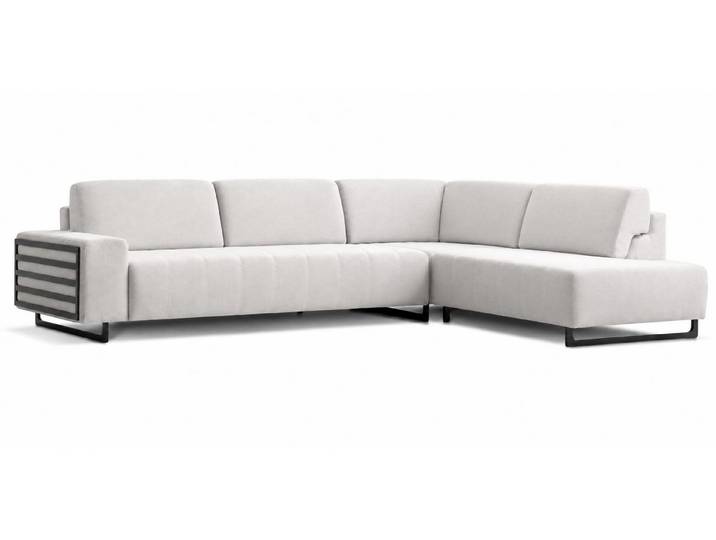 JVmoebel Ecksofa Moderner italienische Ecksofa in hellem Stoff stilvoll und komfortabel, 3 Teile, Made in Europa