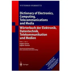 Wörterbuch der Elektronik, Datentechnik, Telekommunikation und Medien, Fachbücher von Victor Ferretti