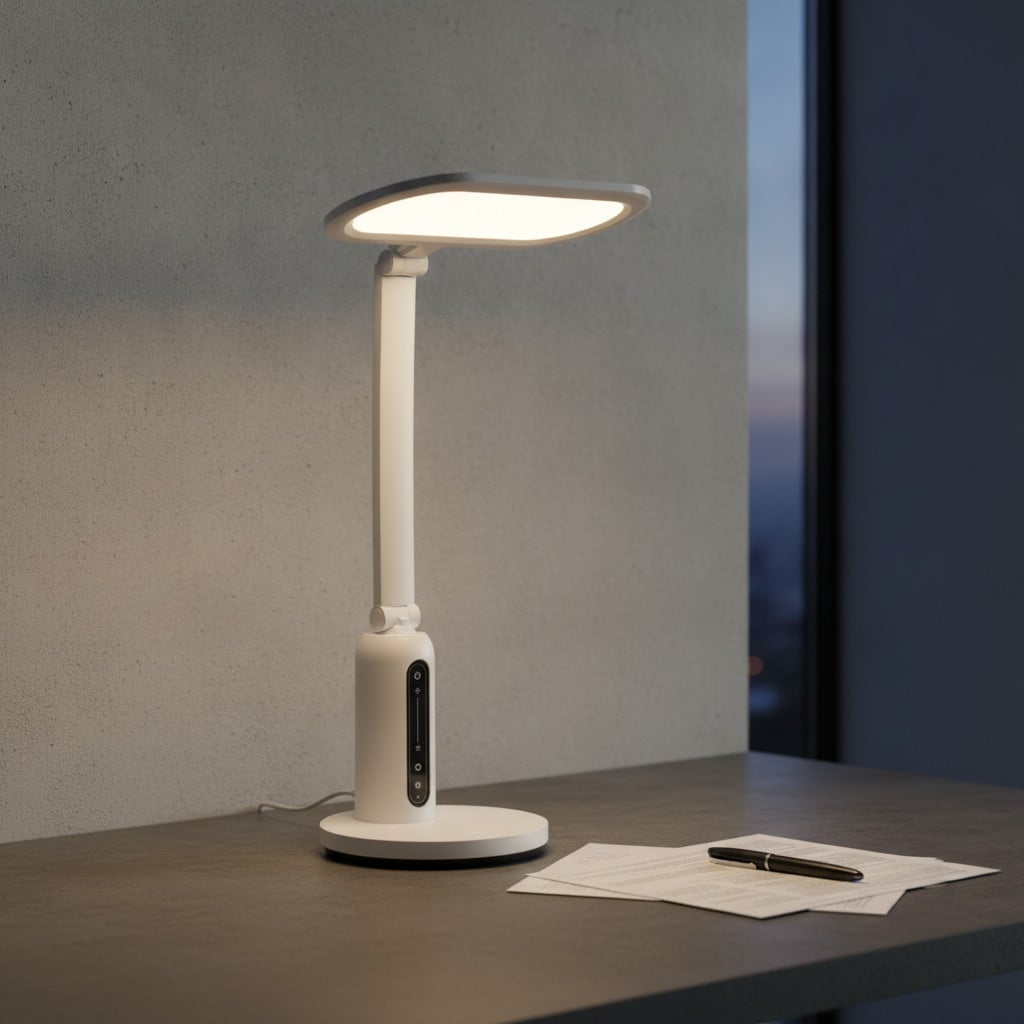 Biolight Lyora witte bureaulamp met anti-UV technologie