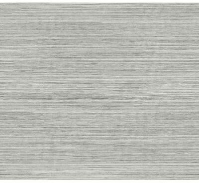 York Wallcoverings Grey Cattail Weave Peel and Stick Wallpaper