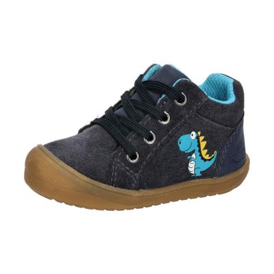 Lauflernschuh LICO "Lauflernschuh Kalani", Kinder, Gr. 22, blau, Veloursleder, Schuhe Lauflernschuh
