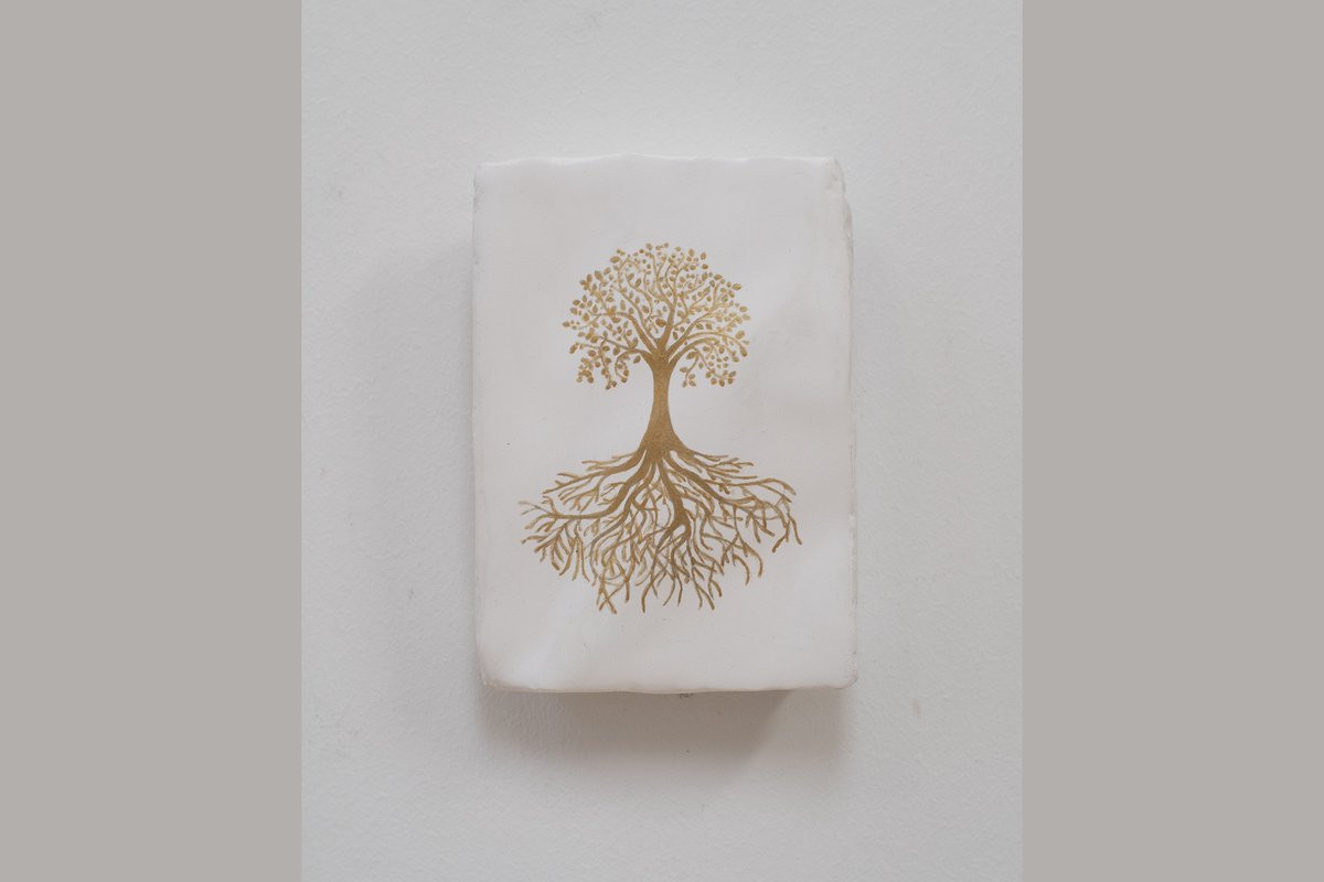 EGG to HUMAN Gouden Levensboom Wanddecoratie
