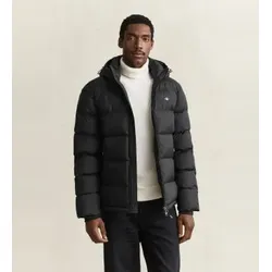 Gant für Herren. 7006661 Aktive Jacke Schwarz (S), Lässig, Recyceltes Polyester