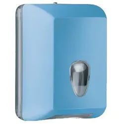 MP622 Einzelblatt Toilettenpapierspender, blau Einzelblattsystem für ca. 350 Blätter Toilettenpapier