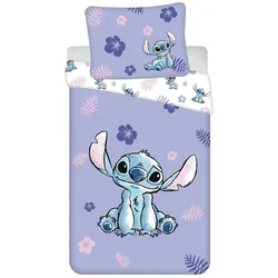 Tinisu, Kinderbettwäsche, Stitch Bettwäsche - weiche Baumwolle 140x200 cm Lilo & Stitch Kissen und Decke (200 x 140 cm, 90 x 70 cm)