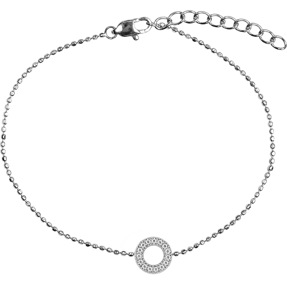 Jacques Lemans Armband Edelstahl mit Zirkonia