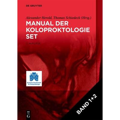 Manual der Koloproktologie / [Manual der Koloproktologie 1+2], Gebundene Ausgabe von , De Gruyter, 978-3-11-133103-4