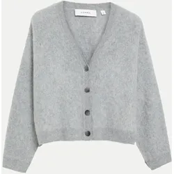 Cardigan aus Wolle Grau M
