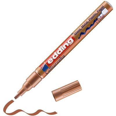 edding 753 Glanzlackmarker Kalligrafie kupfer