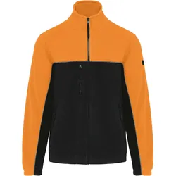 Kariban Workwear Unisex Workwear Fleece Jacke Fleece-Jacke WK904 black/orange 3XL