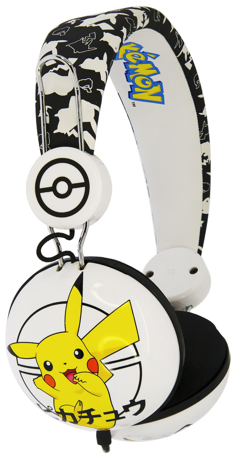 OTL Technologies Pokémon Pikachu Koptelefoon - Zwart, Wit, Geel