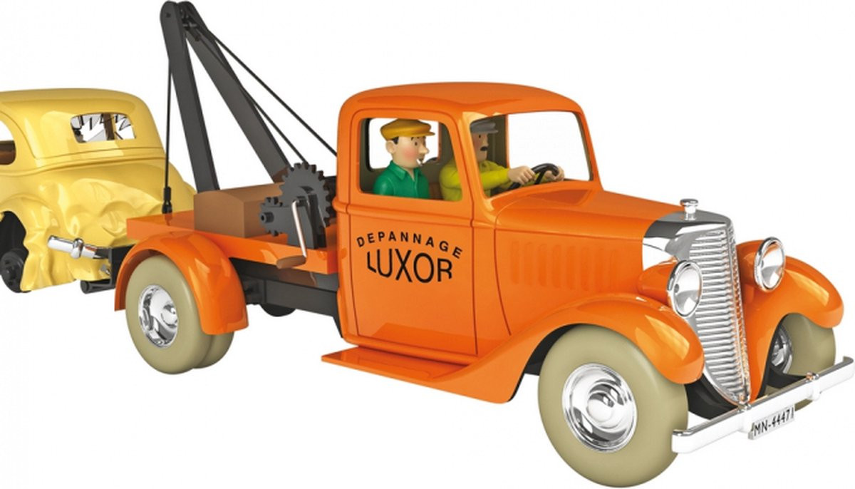 Moulinsart Kuifje Ford Luxor takelwagen schaalmodel 1:24 verzamelobject