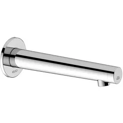 Keuco Ixmo Elektronik-Waschtischmischer 59517011101 verchromt, Unterputz, Netzbetrieb, Ausladung 225mm, runde Rosette