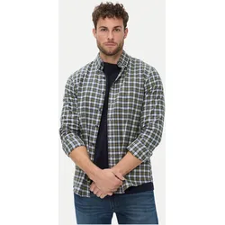 Hemd DANIEL C im Karo-Muster Blau XL