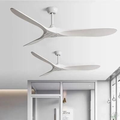 Uplift Essentials Industrial Retro Variable Frequency Ceiling Fan white 42in