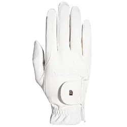 Roeckl Damen-Reithandschuhe Roeck-Grip weiß, Handschuhgröße: 10.5