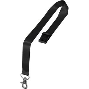 Zweckform Schlüsselband 4842N, schwarz, Karabiner, 44cm, Sicherheitsverschluss, 10 Stück