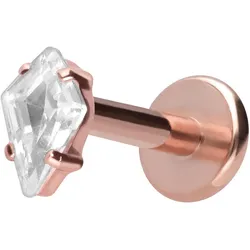 Titan Labret mit Innengewinde KRISTALLRAUTE