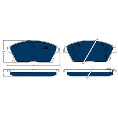 TRW GDB1847BTE für CADILLAC