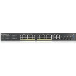 Zyxel Gs2210-24hp (24 Ports), Netzwerk Switch, Schwarz