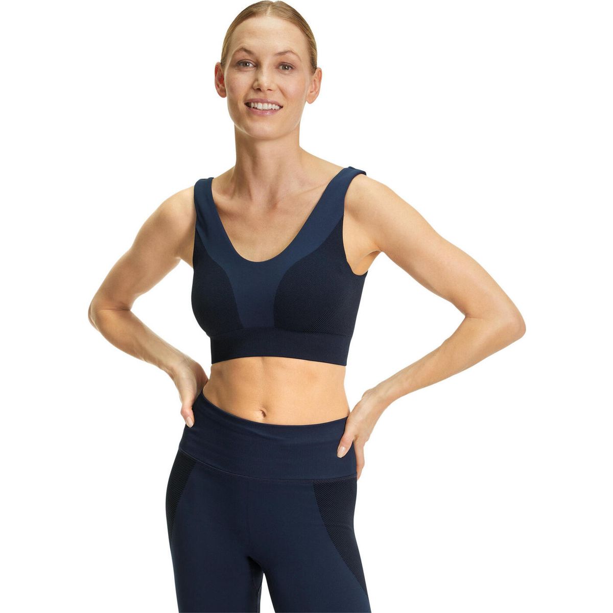 Falke Seamless Shape Damen Training Sport-bh space blue (6116) L 37880-6116-L