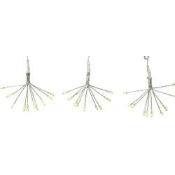MARELIDA LED Lichterkette Pusteblume Feuerwerk Blume 5 Blüten Deko Girlande L: 1m Timer