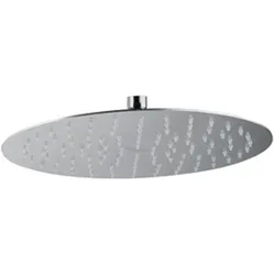 Plieger, Duschbrause, Napoli hoofddouche rond 20cm 9L/min. geborsteld chroom (9 l/min)