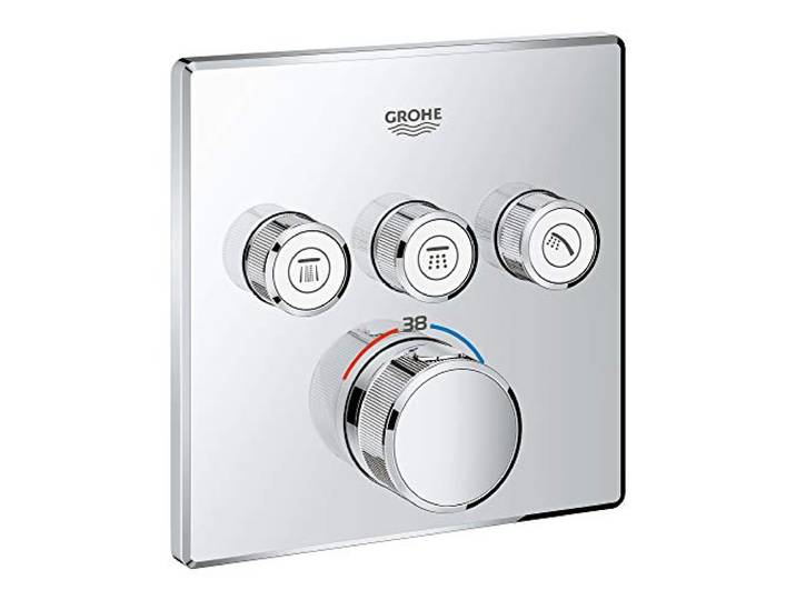 GROHE Grohtherm SmartControl Thermostatique pour installation encastrée\, Chromé\, 3 sorties