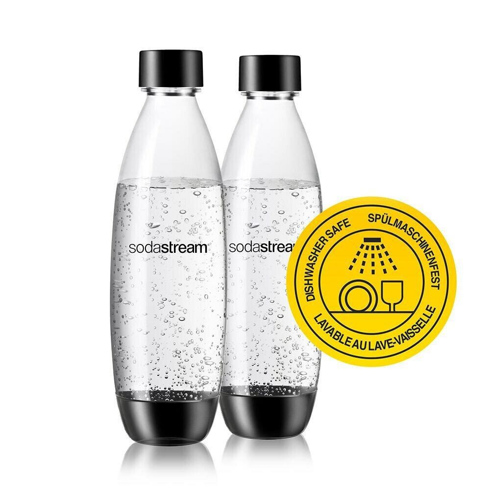 Sodastream DuoPack Fuse Flaschenset 2x 1L, schwarz 1741260410