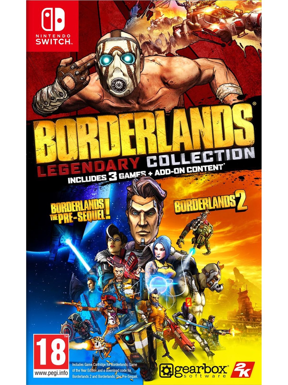 Borderlands Legendary Collection (Code in a Box) - Nintendo Switch - FPS - PEGI 18