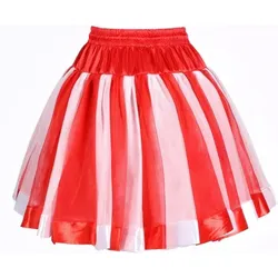 Thetru Petticoat rot-weiss gestreift (One Size)
