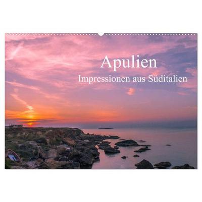 Apulien - Impressionen aus Süditalien (Wandkalender 2027 DIN A2 quer), CALVENDO Monatskalender