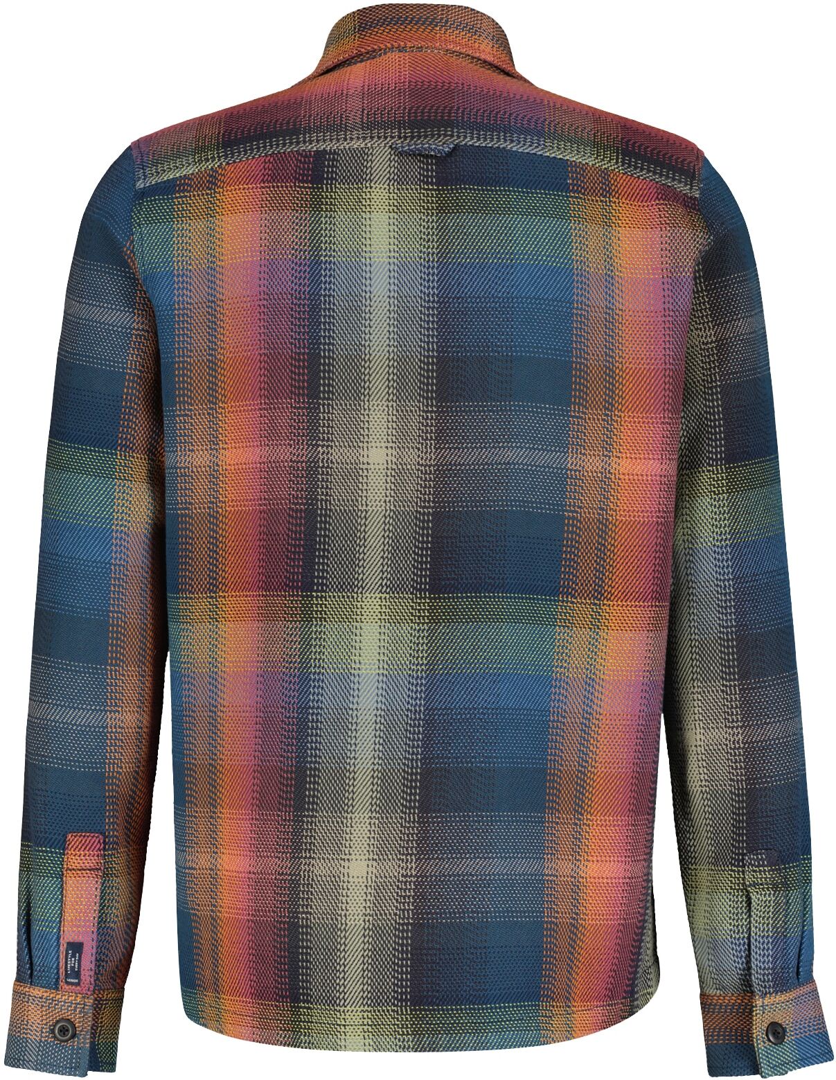 Langarmhemd LERROS "Overshirt in Holzfäller-Optik", Herren, Gr. 6XL, Normalgrössen, blau (classic navy), 100% Baumwolle, Hemden Langarmhemd classic navy 6XL, Normalgrössen