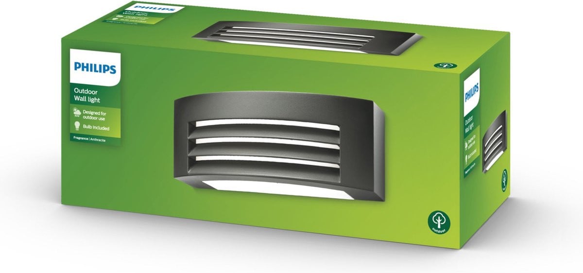Philips myGarden Fragrance wandlamp - antraciet - LED accentverlichting voor tuin en terras