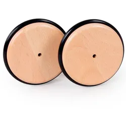 babybay Rollen 2er-Set Littlefoot Holz Beige Natur
