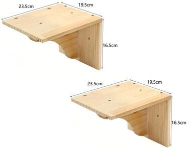 Inspire Essentials ClimbScape Wall Mounted Cat Climbing Shelf And Scratching Steps 9